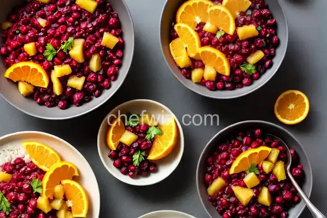 Cranberry Relish With Pineapple and Orange