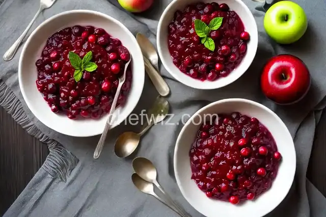 Cranberry Sauce with Apples