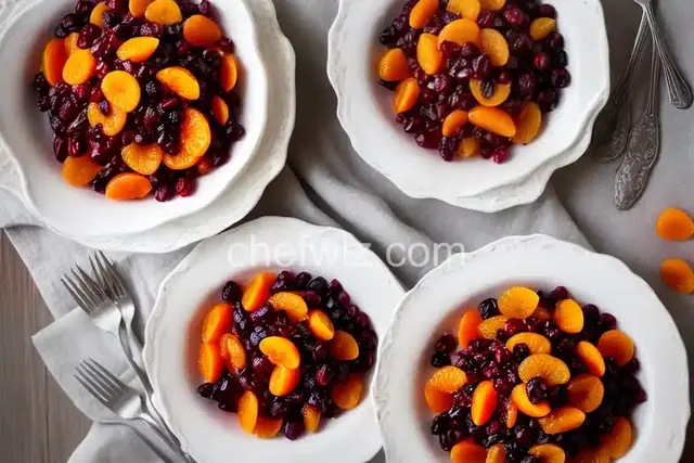 Cranberry Sauce with Apricots, Raisins, and Orange