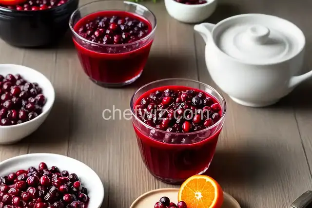 Cranberry Sauce with Bourbon and Orange
