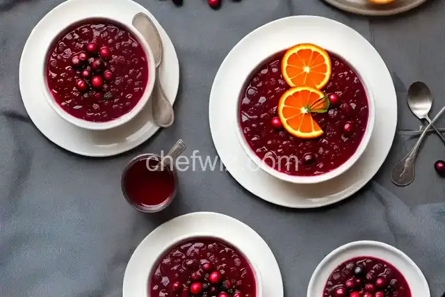 Cranberry Sauce with Orange Juice