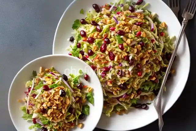 Cranberry Walnut Slaw