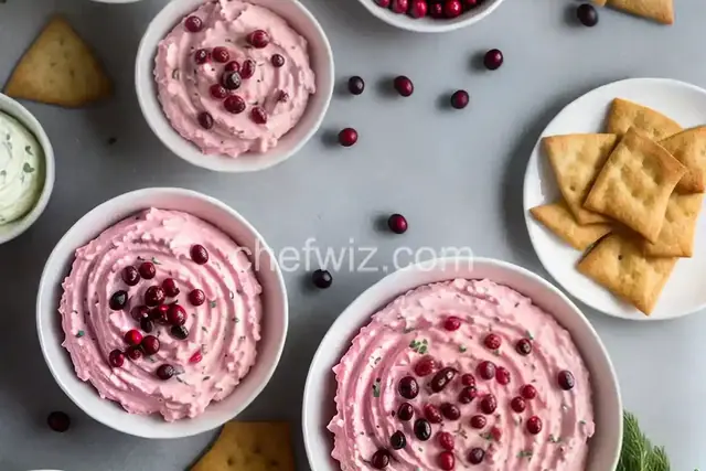 Cranberry Whipped Feta Dip