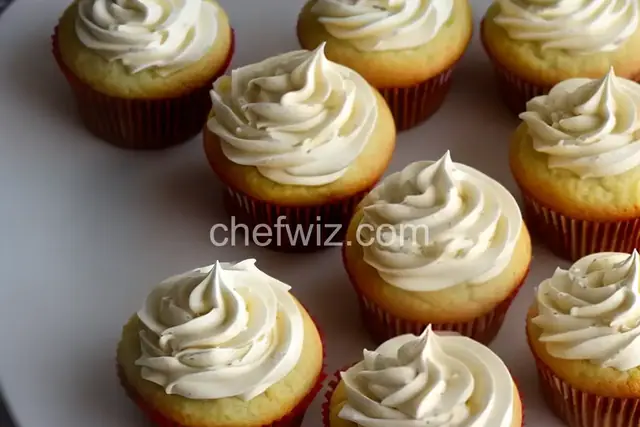Cream Cheese Cupcakes with Sour Cream Topping