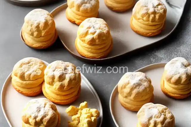 Cream Puff Crack Buns (Choux au Craquelin)