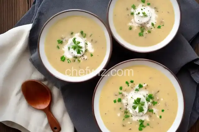 Cream-ish of Mushroom Soup
