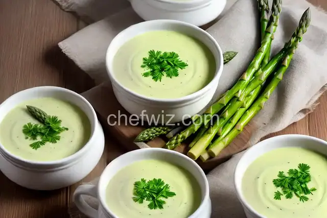 Cream of Asparagus Soup (Crème d'asperges)