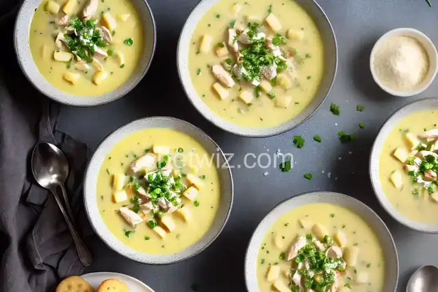 Cream of Chicken and Gnocchi Soup