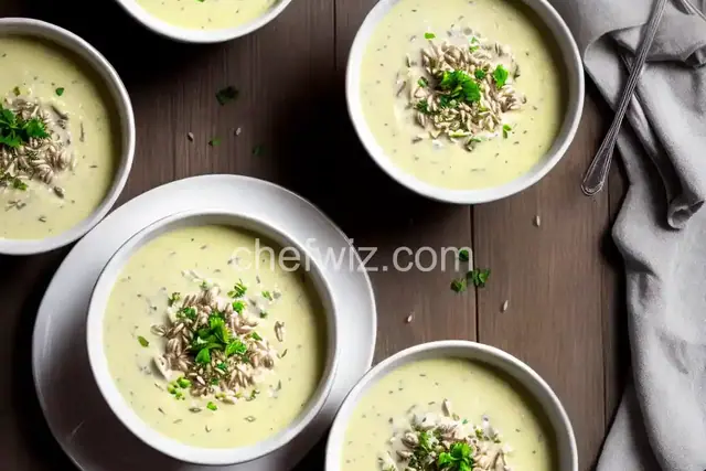 Cream of Chicken with Wild Rice Soup