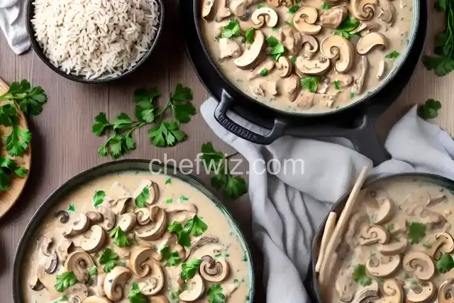 Cream of Mushroom Chicken and Rice