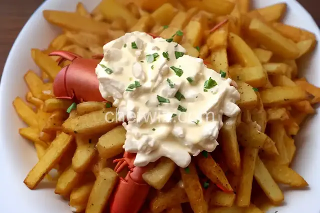 Creamed Hot Lobster Sandwich or Lobster Poutine