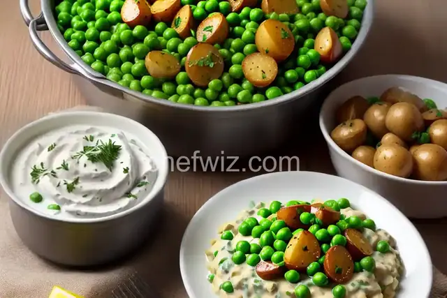 Creamed Peas and New Potatoes