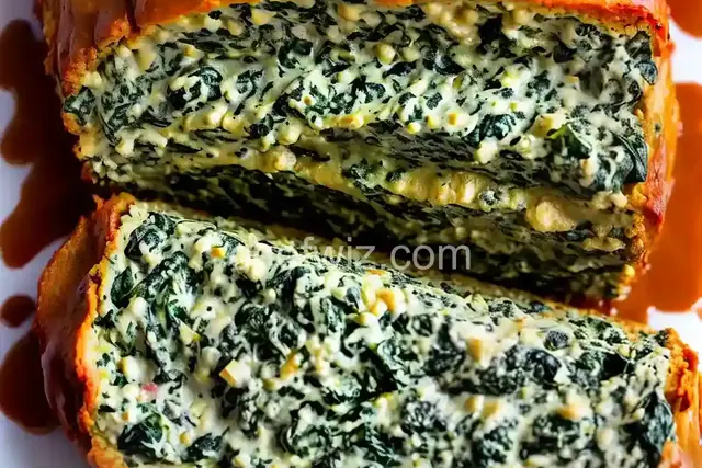 Creamed-Spinach-Stuffed Meatloaf