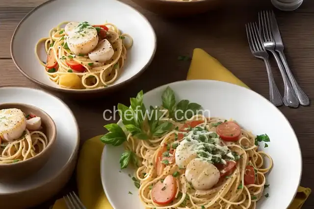 Creamy Bay Scallop Spaghetti