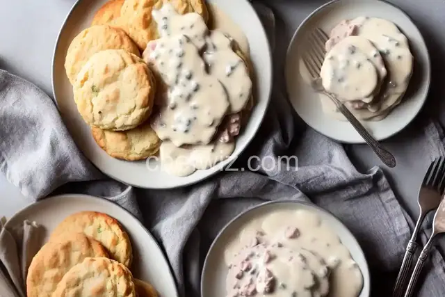 Creamy Biscuits and Gravy