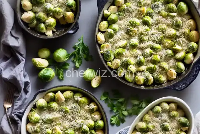 Creamy Brussels Sprouts Gratin With Blue Cheese Recipe