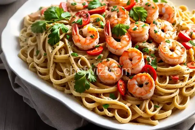 Creamy Cajun Shrimp Pasta