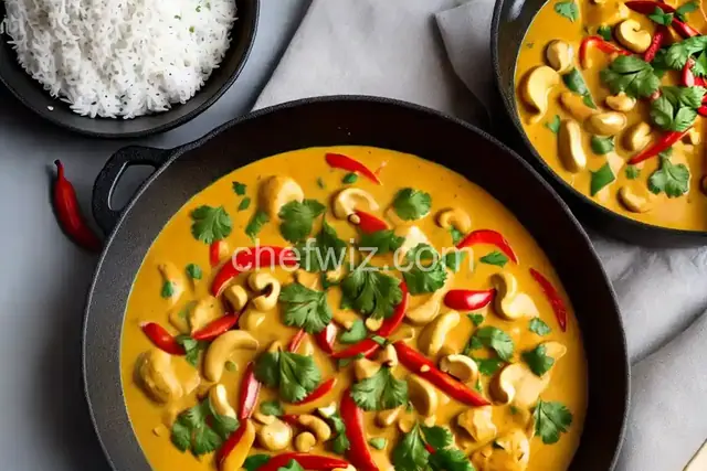 Creamy Cashew Chicken Curry