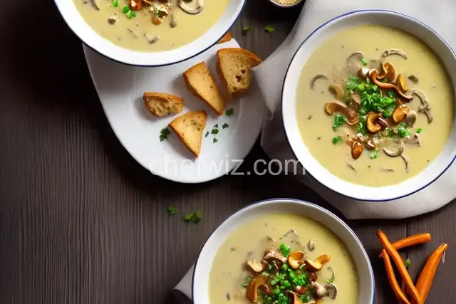 Creamy Chanterelle Mushroom Soup Recipe