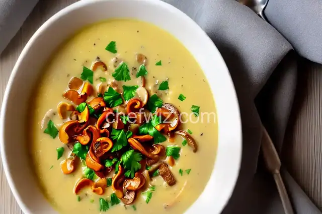 Creamy Chanterelle Mushroom Soup