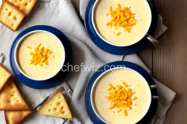Creamy Cheddar Cheese Soup