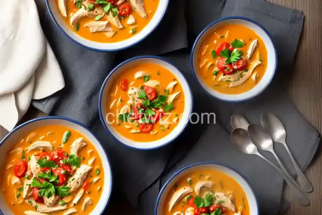 Creamy Chicken Cacciatore Soup