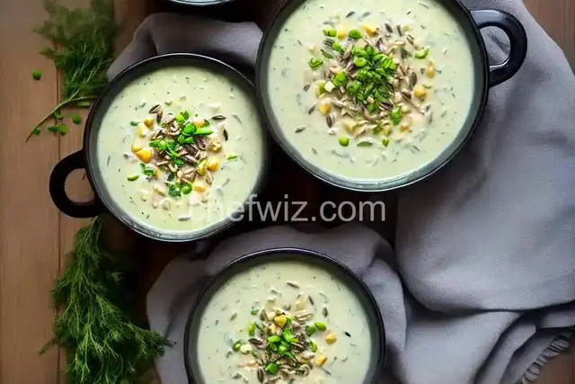 Creamy Chicken, Leek, and Wild Rice Soup