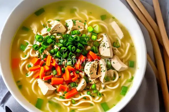 Creamy Chicken Ramen Soup