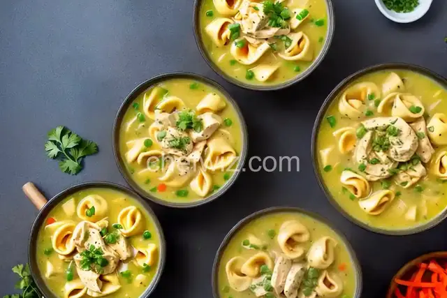 Creamy Chicken Tortellini Soup