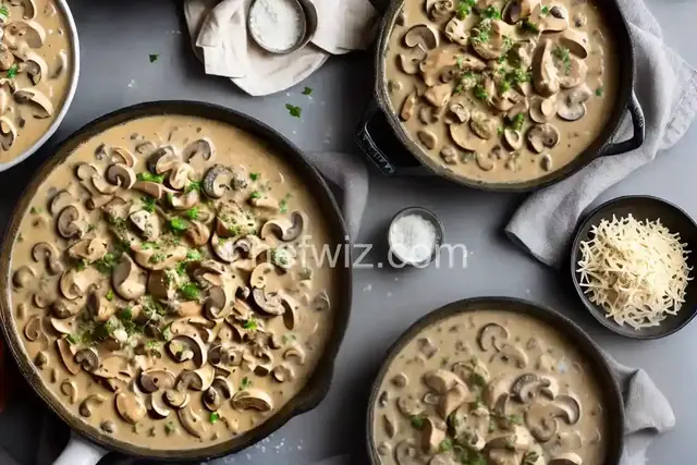 Creamy Chicken and Mushroom Stroganoff