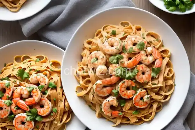 Creamy Chipotle Shrimp Pasta