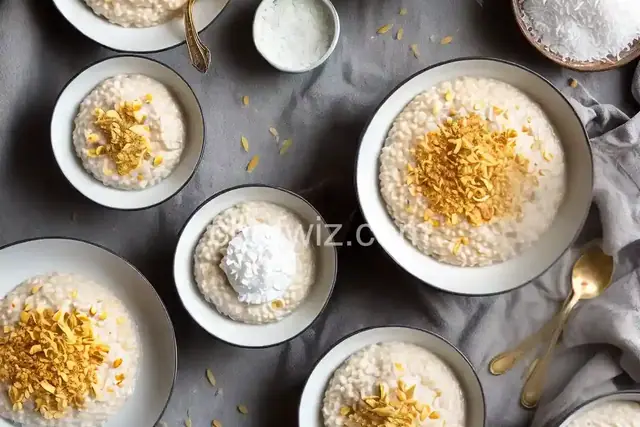 Creamy Coconut Milk Rice Pudding