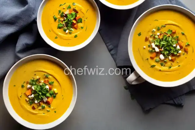 Creamy Curried Root Vegetable Soup
