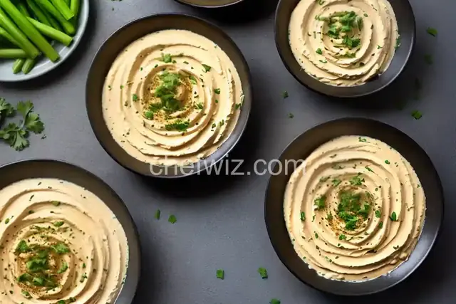 Creamy Garlic Hummus