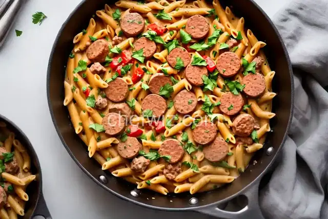 Creamy Italian Sausage One-Pan Pasta