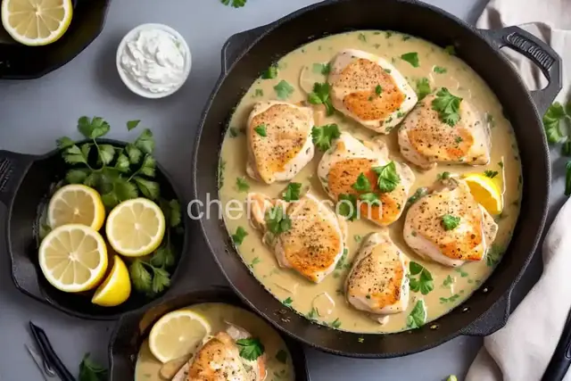 Creamy Lemon Chicken Thighs