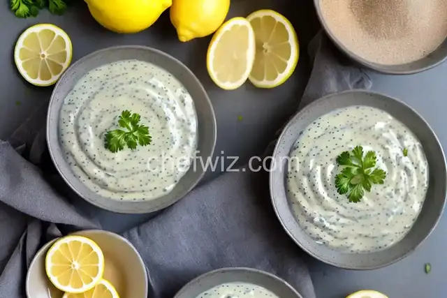 Creamy Lemon Poppy Seed Dressing Recipe