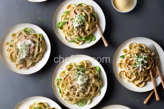 Creamy Linguini for Two