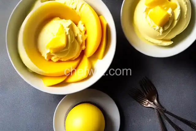 Creamy Mango Sorbet