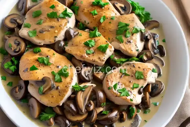 Creamy Mushroom-Garlic Chicken