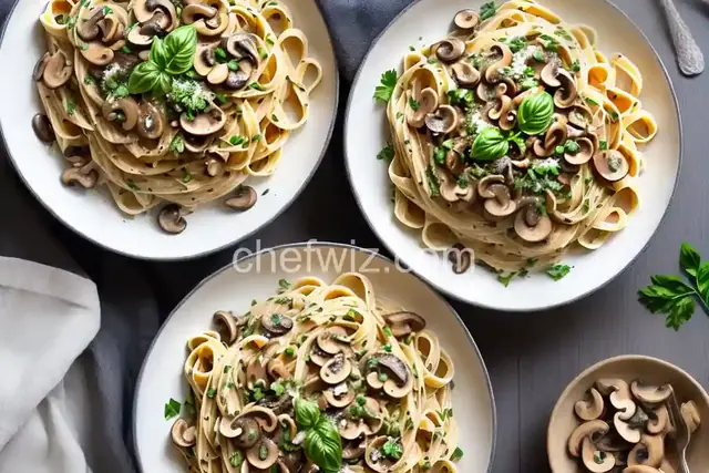 Creamy Pasta With Mushrooms (Pasta ai Funghi) Recipe