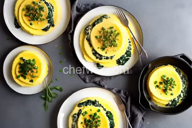 Creamy Polenta with Spinach