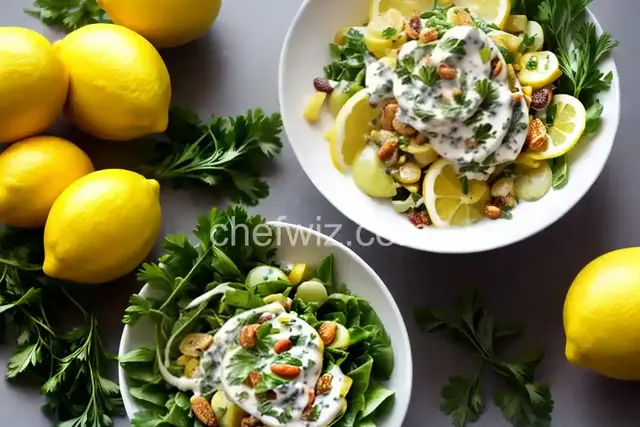 Creamy Preserved Lemon Dressing