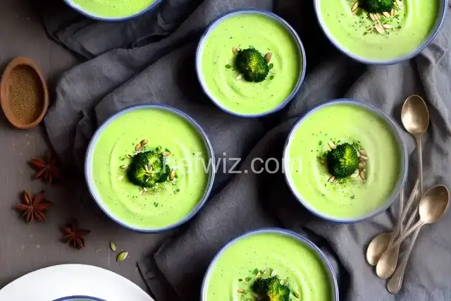 Creamy Roasted-Broccoli Soup With Buttermilk and Spiced Pepitas Recipe