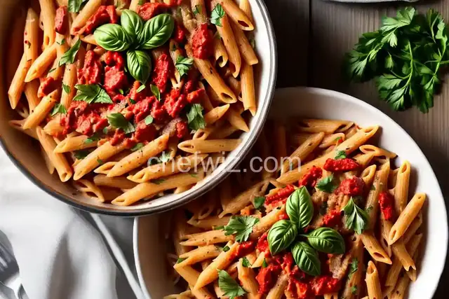 Creamy Roasted Red Pepper Penne