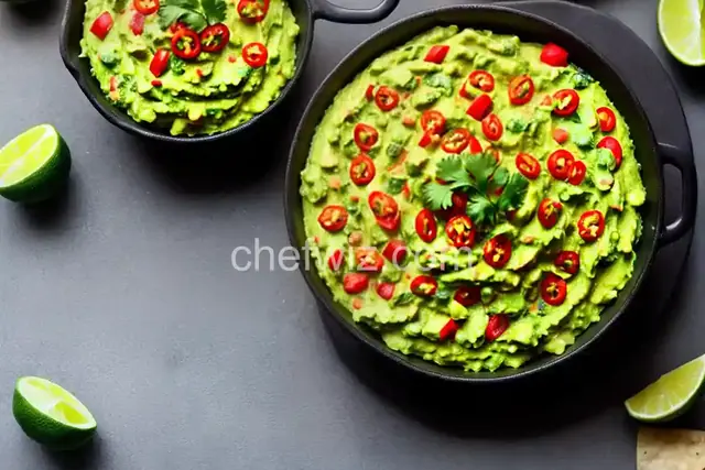 Creamy, Spicy Guacamole