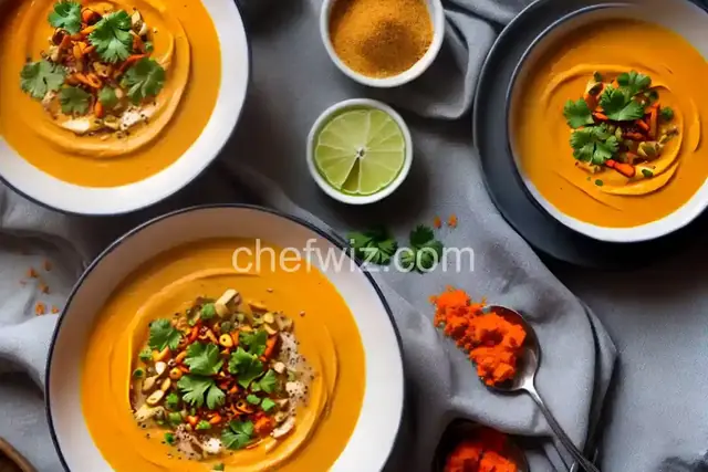 Creamy Thai Carrot Sweet Potato Soup