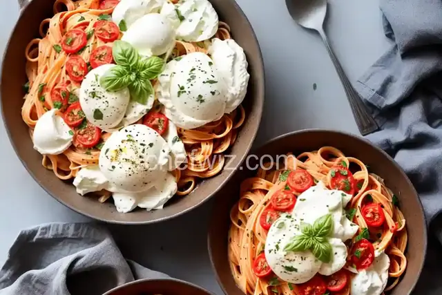 Creamy Tomato Pasta With Burrata
