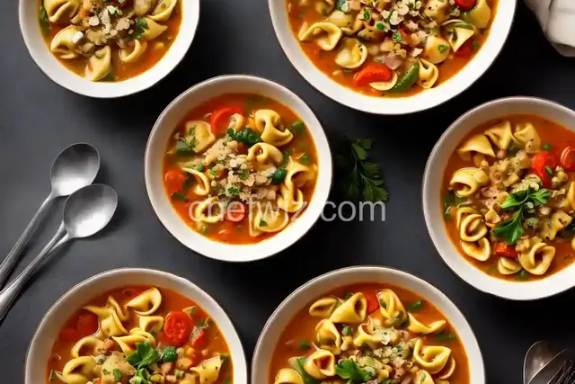 Creamy Tortellini Minestrone