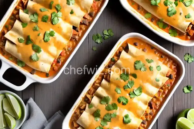 Creamy White Chicken Enchiladas